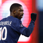 Ousmane Dembélé marque contre Séville